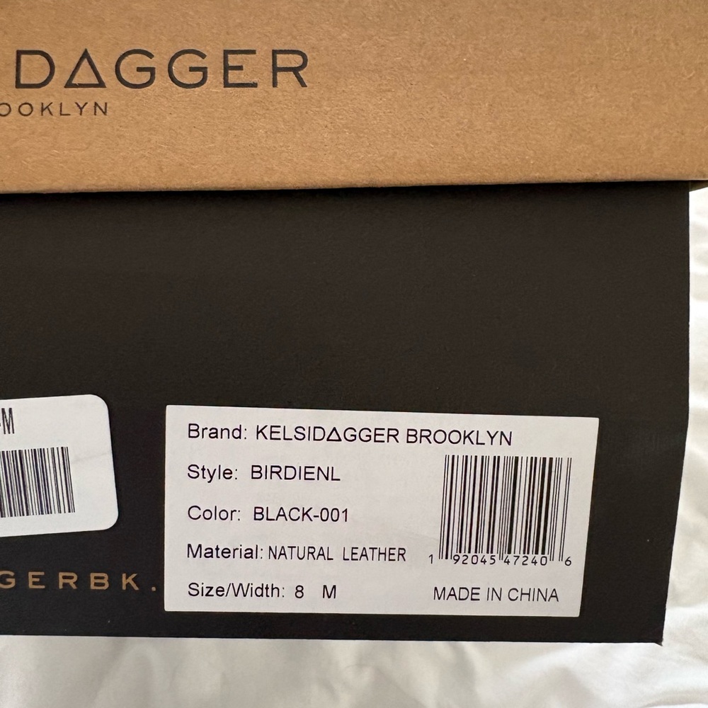 NEW! Kelsi Dagger Black Birdie Platform Sandals - Genuine Leather - Picture 14 of 14